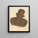 Drawings and paintings of Africa pl. 43 - Alexandre Iacovleff — framed artwork on a wall