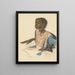 Drawings and paintings of Africa pl. 5 - Alexandre Iacovleff — framed artwork on a wall