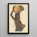 Drawings and paintings of Africa pl 7 - Alexandre Iacovleff — framed artwork on a wall