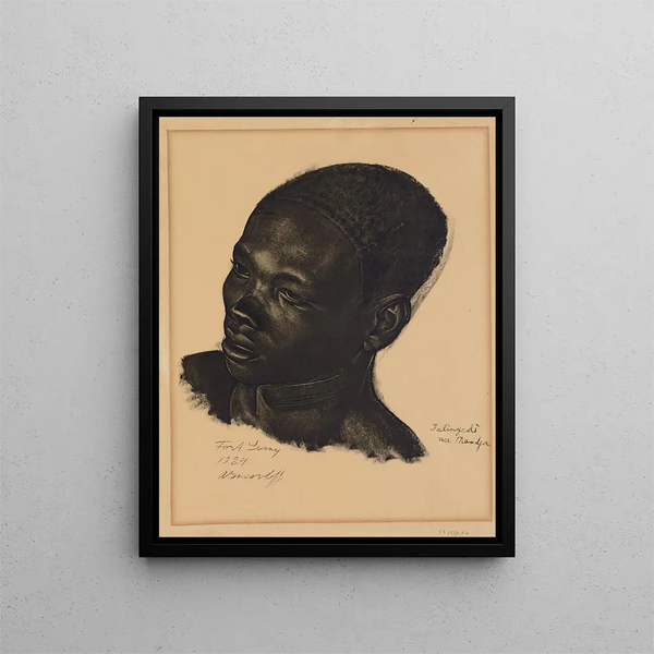 Ialingd - Alexandre Iacovleff — framed artwork on a wall