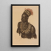 Louacho chef Wagenia Stanleyville - Alexandre Iacovleff — framed artwork on a wall