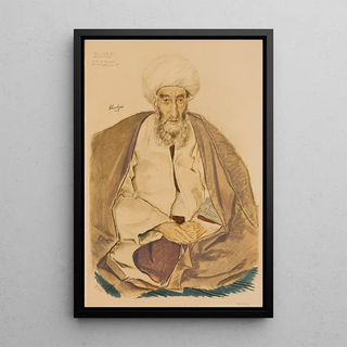Reproduction of the painting Mirza Lotf Ali Persian Letter Tehran - Alexandre Iacovleff