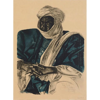 Mohamed Salek aka Doud Moura Sultan of Ouadaï Fort Lamy - Alexandre Iacovleff — artwork view