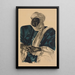 Mohamed Salek aka Doud Moura Sultan of Ouadaï Fort Lamy - Alexandre Iacovleff — framed artwork on a wall