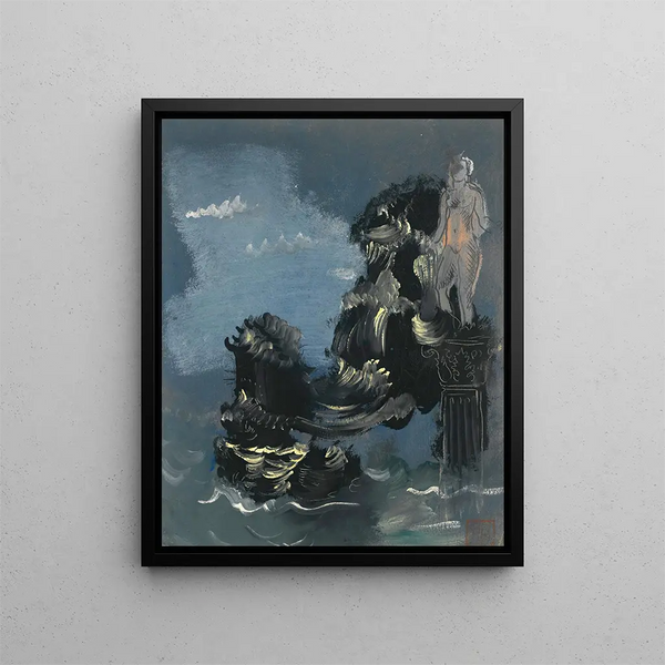 Mythological scene painting - Alexandre Iacovleff — framed artwork on a wall