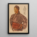 Notre guide mongol Kumbo - Alexandre Iacovleff — framed artwork on a wall