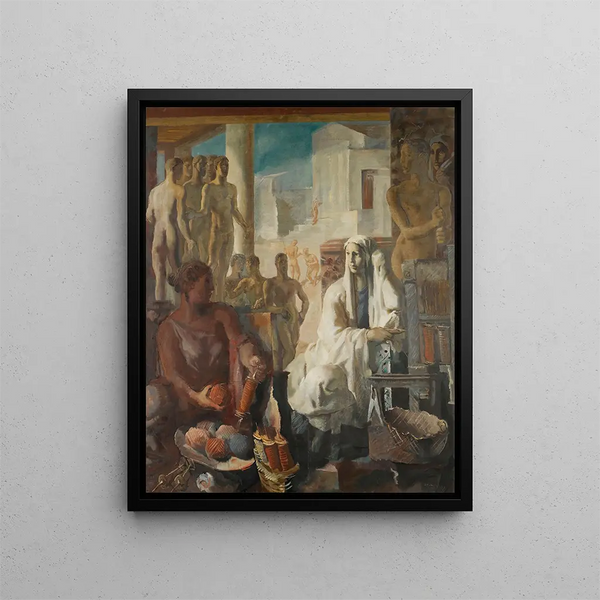 Penelope - Alexandre Iacovleff — framed artwork on a wall