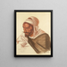 Portrait of Mohamed ben Jellul - Alexandre Iacovleff — framed artwork on a wall