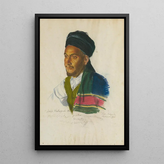 Reproduction of the painting Portrait Painting of Haji Mohamed Hachem - Alexandre Iacovleff