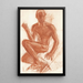 Self-portrait Painting - Alexandre Iacovleff — framed artwork on a wall