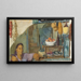 Boutique sur le trottoir à Capri - Alexandre Iacovleff — framed artwork on a wall