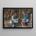 L interior of a Kyrgyz tent - Alexandre Iacovleff — framed artwork on a wall