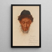 Reproduction of the painting An old Kyrgyz Peyik Sinkiang - Alexandre Iacovleff