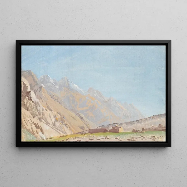 View of Beyik - Alexandre Iacovleff — framed artwork on a wall