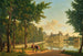 Henri VI and Sully in front of the Royal Castle of Fontainebleau - Alexandre Louis Robert Millin du Perreux — artwork view