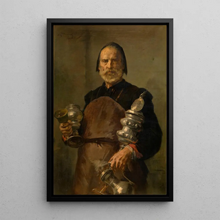 Reproduction of the painting 17th Century Tinsmith Painting - Alexandre Markelbach