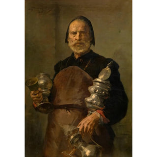 Reproduction of the painting 17th Century Tinsmith Painting - Alexandre Markelbach
