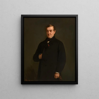 The Painter Jean Baptiste Madou - Alexandre Nestor Nicolas Robert — framed artwork on a wall