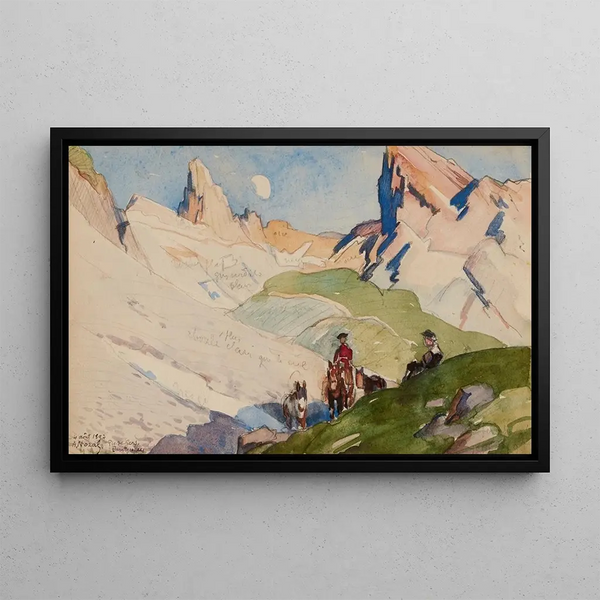 Sketchbook Pl17 - Alexandre Nozal — framed artwork on a wall