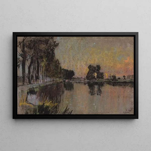 Le Loing à Épisy - Alexandre Nozal — framed artwork on a wall