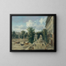 Le Boulevard des Capucines et la Rue Basse-du-Rempart, 2nd and 9th districts - Alexandre Pau de Saint-Martin — framed artwork on a wall