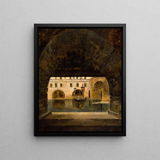 Les cagnards de l'Hôtel-Dieu - Alexandre Pau de Saint-Martin — framed artwork on a wall