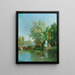 Excursion en famille à la rivière - Alexandre René Véron — framed artwork on a wall
