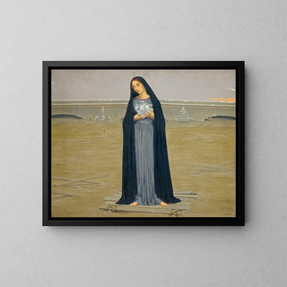 La Ville inonde, dit aussi Fluctuat nec mergitur - Alexandre Sohn — framed artwork on a wall