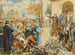 the Call of Minin to Nizhny Novgorod in 1611 - Alexei Danilovich Kivshenko — artwork view