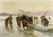 Shrimp Fishing in Normandy - Alexei Danilovich Kivshenko — artwork view