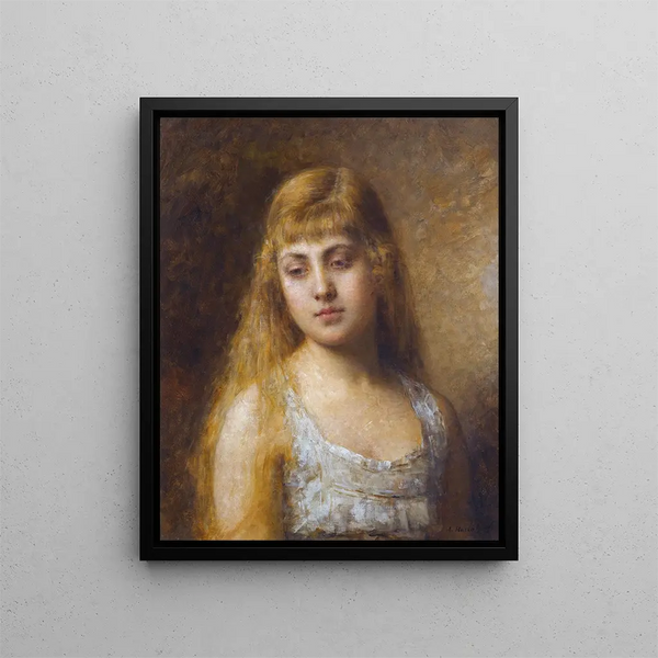 Félia Litvinne - Alexei Harlamoff — framed artwork on a wall