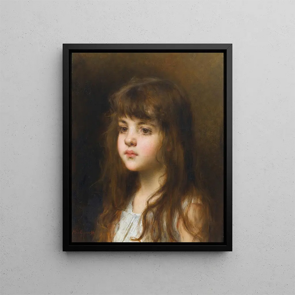 La Petite Russe - Alexei Harlamoff — framed artwork on a wall