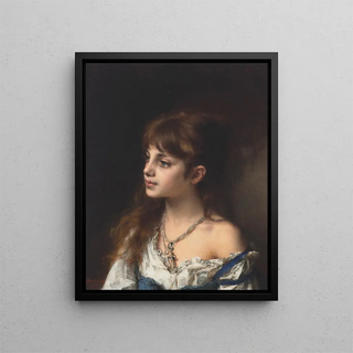 Young model - Alexei Harlamoff — framed artwork on a wall