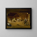 Barn Threshing - Alexei Venetsianov — framed artwork on a wall