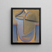 Evening Abstract Head - Alexej von Jawlensky — framed artwork on a wall