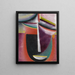 Tête abstraite Mysterium - Alexej von Jawlensky — framed artwork on a wall