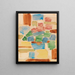 Flower Still Life Painting - Alexej von Jawlensky — framed artwork on a wall