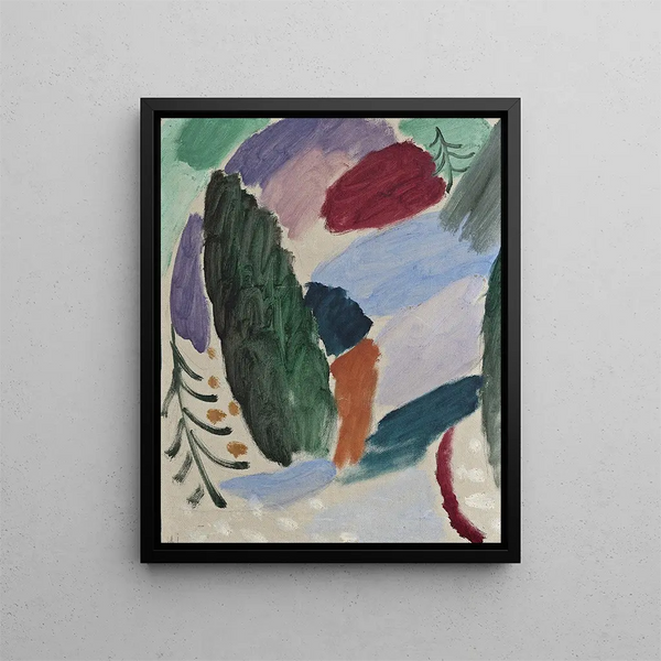 Cold Day - Alexej von Jawlensky — framed artwork on a wall