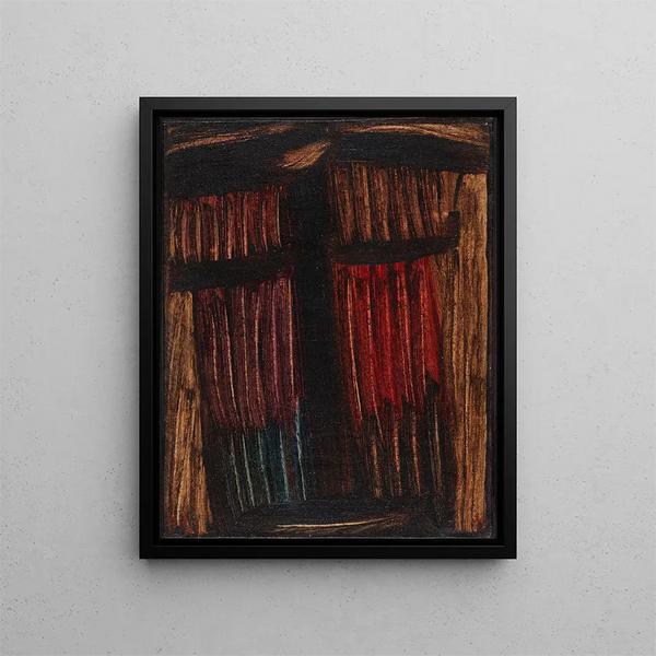 Grandes heures de méditation avant la naissance du Christ - Alexej von Jawlensky — framed artwork on a wall
