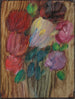 Large still life painting of peonies at dusk - Alexej von Jawlensky — artwork view