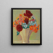 Grande nature morte Bouquet lumineux - Alexej von Jawlensky — framed artwork on a wall