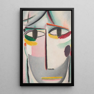 Reproduction of the painting Face of the Savior - Alexej von Jawlensky