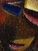 Small abstract head painting - Alexej von Jawlensky — artwork view