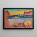 Landscape Lake Geneva - Alexej von Jawlensky — framed artwork on a wall