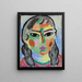Girl - Alexej von Jawlensky — framed artwork on a wall
