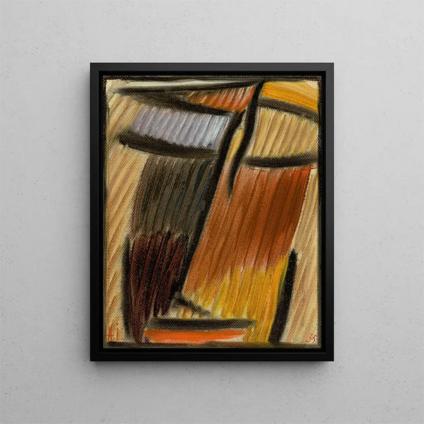 Meditation Painting - Alexej von Jawlensky — framed artwork on a wall