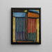 Meditation on a gold background - Alexej von Jawlensky — framed artwork on a wall