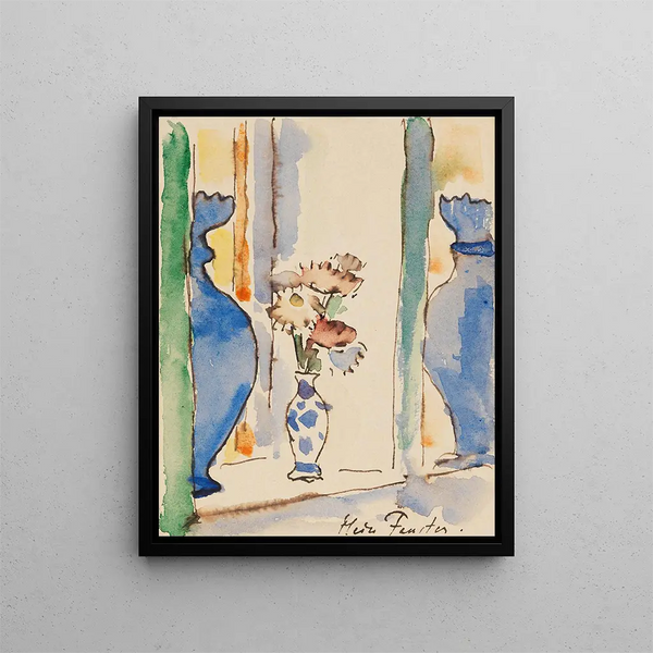 My window - Alexej von Jawlensky — framed artwork on a wall
