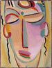 Meditation of the Mystic Head - Alexej von Jawlensky — artwork view
