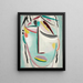 Les sauveurs font face au martyr - Alexej von Jawlensky — framed artwork on a wall